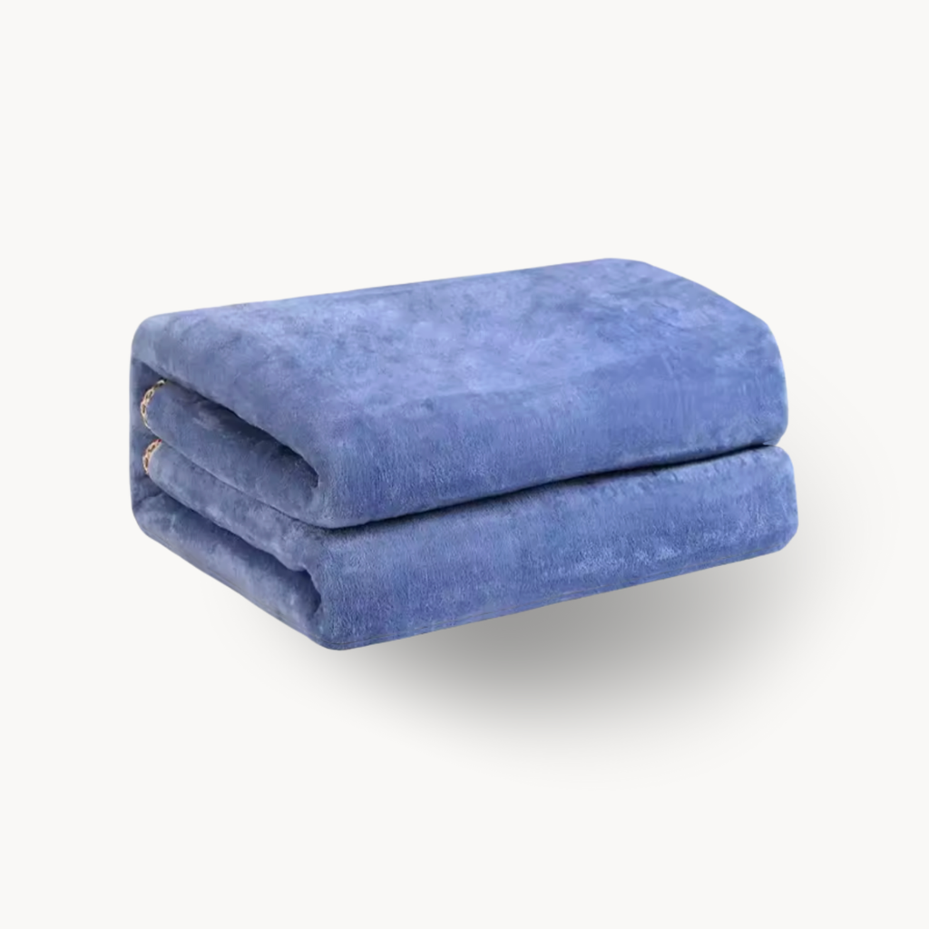 Plaid chauffant double commande